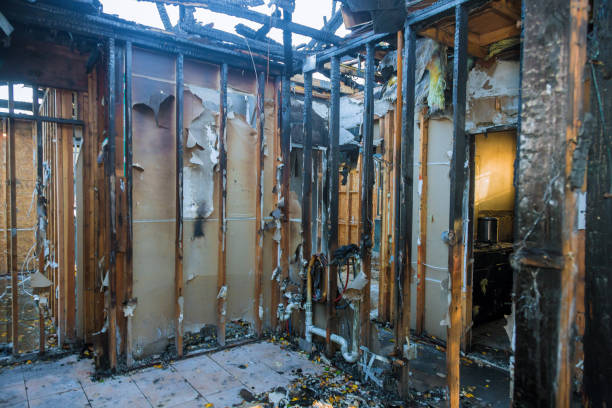 Professional Emergency Fire Cleanup technician working in Nottingham, MD